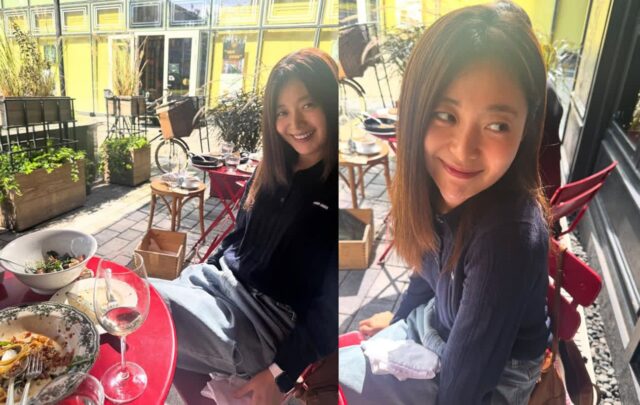 43살 애엄마 맞음? 이영은, 테라스 찢은 가을 여신 자태