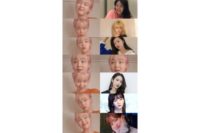 얼굴 모사 달인 같은 오마이걸 승희