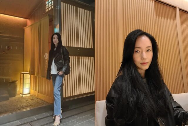 46살 두 딸 맘? 이정현, 가죽 재킷 하나로 올킬