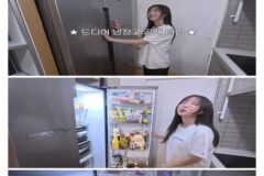 터질것같은 쯔양 냉장고