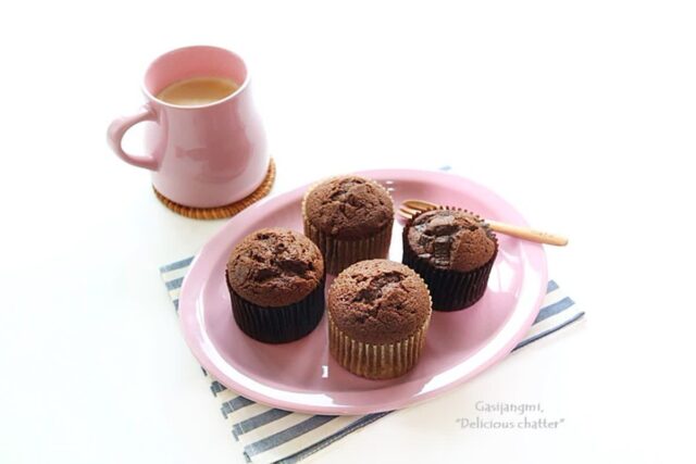 모카머핀 레시피 달콤 모카초코머핀 홈베이킹 머핀 만들기