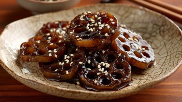 “혈액이 맑아집니다” 연근 영양 성분, 연근 조림 만드는 법