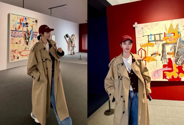 김혜수, ‘독보적 아우라’와 함께한 전시회 방문기