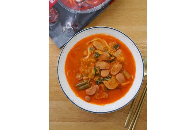 캠핑 밀키트 추천 더미식 부대전골 끓이는법