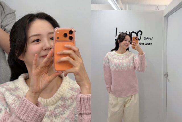 “상큼함이 톡톡” 장예원, 추위 녹이는 딸기우유 룩… 여친짤 갱신