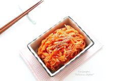 복숭아순무 생채 즉석 무생채 레시피 모모노스케요리