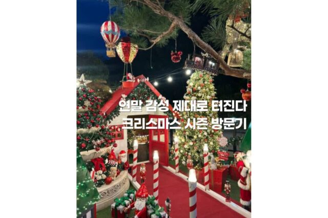 천안놀거리 드라이브 크리스마스 포토존이 있는 피노카페