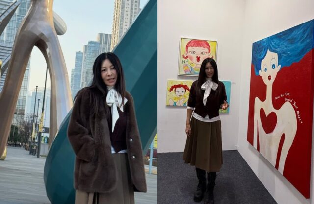 “62세 컴퓨터 미인 실화냐”…황신혜,  전시회에서 보여준교과서 같은 품격 스타일