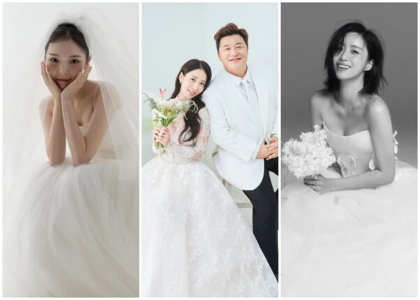 연예계 세 쌍의 부부 탄생…박진주·윤정수·함은정 결혼