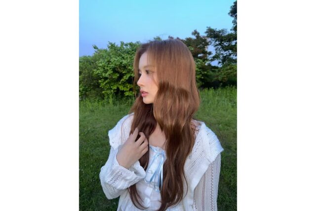 예쁜 아기 대회 1등 출신 아이돌의 굵은 S컬 웨이브