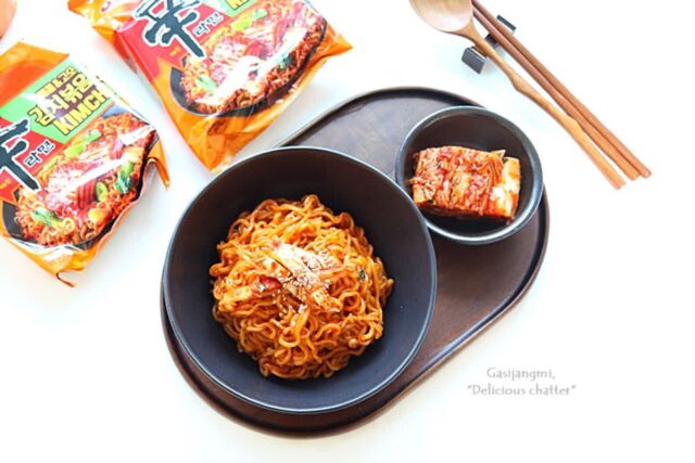 신상라면 신라면김치볶음면 맛있게 매콤한 김치볶음면