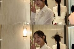결혼하더니 더 예뻐졌다는 승무원 출신 여배우의 포니테일