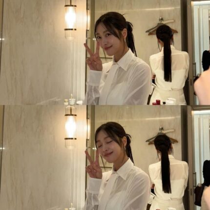 결혼하더니 더 예뻐졌다는 승무원 출신 여배우의 포니테일