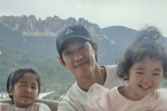결혼한 줄도 몰랐던 남자배우의 셋째딸 발표