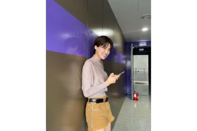 수많은 남자 연예인에게 고백받았던 여배우의 단발머리