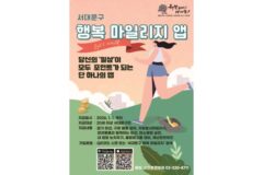 서대문구, ‘행복 마일리지 앱’ 새해부터 포인트 지급 본격화