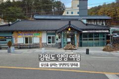 강원도 양양 여행 | 심신을 살리는 양양맛집 달래촌