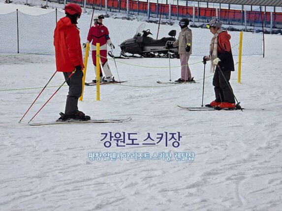 강원도 스키장 평창 알펜시아 리조트 스키장 렌탈샵