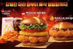맥도날드 맥크리스피 마라 해쉬 후기