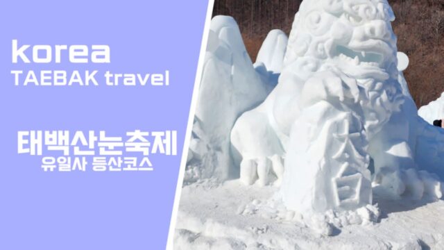 2026 태백산눈축제 첫 날 유일사 장군봉 천제단 부쇠봉 등산코스