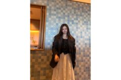 “꼬부기의 화려한 변신” 하연수, 블랙과 화이트로 완성한 고혹적인 레이스룩