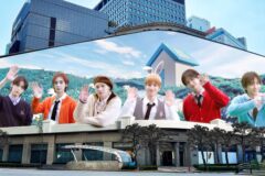 보이넥스트도어, 서울 도심 수놓다… 신세계스퀘어 시보 영상 전격 상영