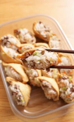 점심 도시락 추천, 유부초밥 맛있게 만드는법
