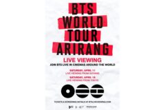 BTS 월드투어 ‘아리랑’, 전세계 영화관 라이브 뷰잉 확정… 예매 25일 오픈