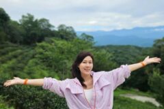 “등산복도 패션이죠” 김하늘의 센스가 돋보이는 액티브한 아웃도어 등산
