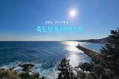 강원도 양양 여행 볼거리 죽도정 동해바다 뷰