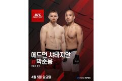 박준용, 4월 5일 UFC 10승 재도전…샤바지안과 격돌