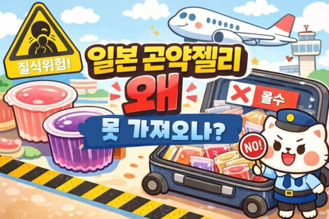 “일본 가면 꼭 사오던 그 젤리” 일본 곤약 젤리, 왜 들여오면 안 될까