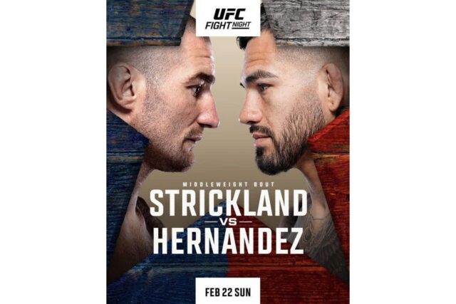 [UFC] 스트릭랜드 vs 에르난데스, 미들급 상위권 격돌