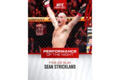 [UFC] 션 스트릭랜드, UFC 휴스턴 대회서 3R TKO승…타이틀 탈환 의지