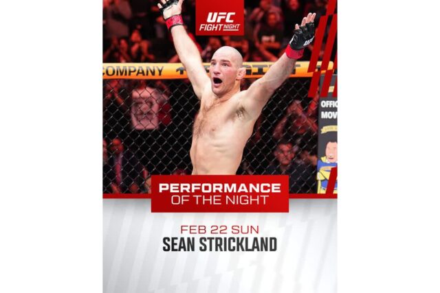 [UFC] 션 스트릭랜드, UFC 휴스턴 대회서 3R TKO승…타이틀 탈환 의지