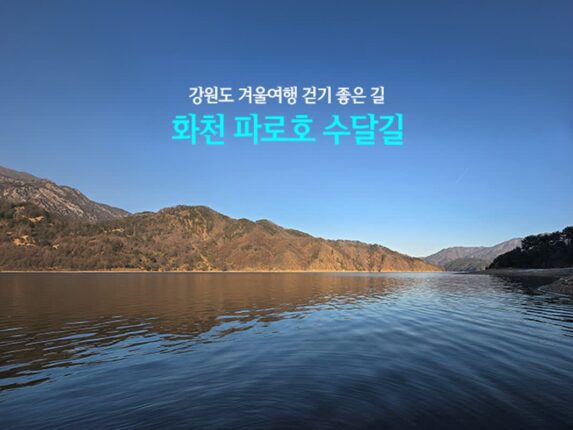 강원도 겨울여행 걷기 좋은 길 화천 파로호 수달길