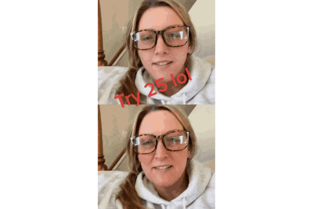 10대때 외모로 바꿔주는 틱톡 필터 사용해보는 해외 중년들.gif