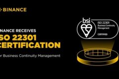 바이낸스, ‘ISO 22301’ 인증 획득…비즈니스 연속성 관리 국제 기준 충족