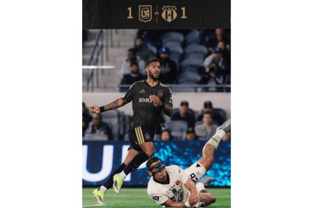 LAFC, 알라후엘렌세와 1-1 무승부…홈 1차전서 승리 놓쳤다