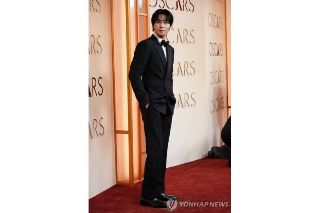 [포토&] 안효섭, 데뷔 첫 오스카 입성…넷플릭스 ‘케데헌’ ‘케데헌’ 진우