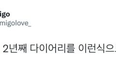 개힙한 다이어리.twt