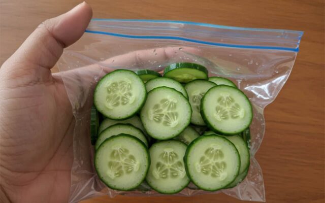 오이는 무조건 냉동실에 얼리세요! 장기간 신선하게 먹을 수 있습니다