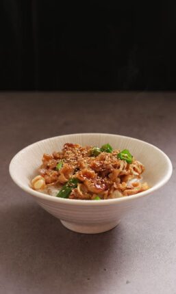 데리야끼소스 간장 대패 삼겹살 덮밥 만들기