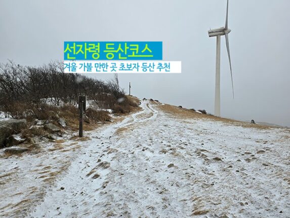 겨울 가볼 만한 곳 초보자 등산 추천 선자령 등산 코스