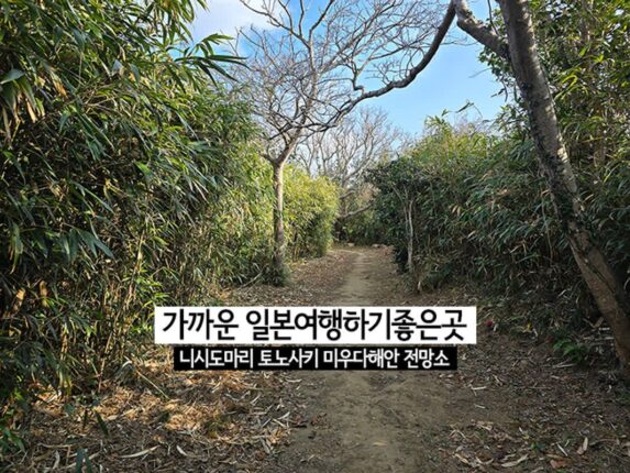 가까운 일본 여행하기 좋은 곳 대마도 자유여행 니시도마리 토노사키 미우다 해안 전망소