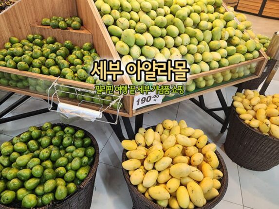 세부 아얄라몰 필리핀 여행 끝 세부 기념품 쇼핑