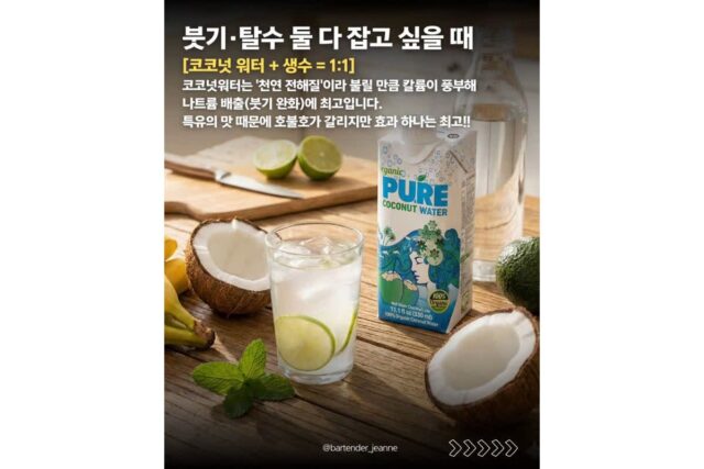 숙취 해소 음료 조합 6