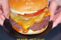맘스터치X김풍 야매컬렉션 4종 실사