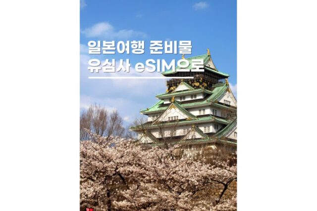 일본esim 도쿄 후쿠오카 오사카 이심 유심사 준비물후기