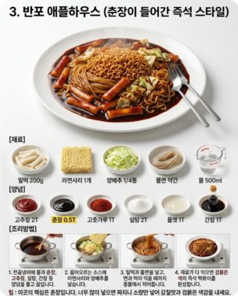 떡볶이 맛집 7곳과 최대한 비슷하게 만들어먹는 레시피